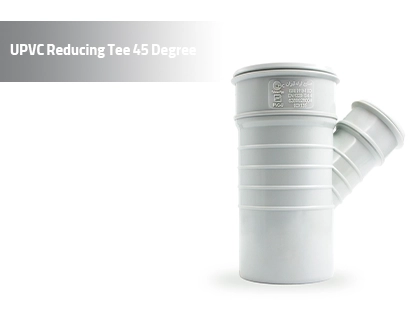 UPVC Reducing Tee 45 Degree