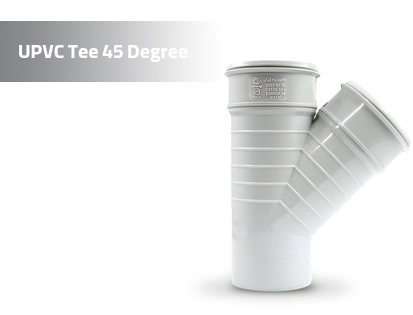 UPVC Tee 45 Degree